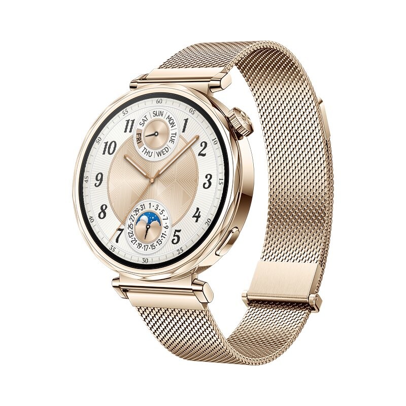 Montre Connectée Huawei GT 5 41mm - Gold Milanese Strap