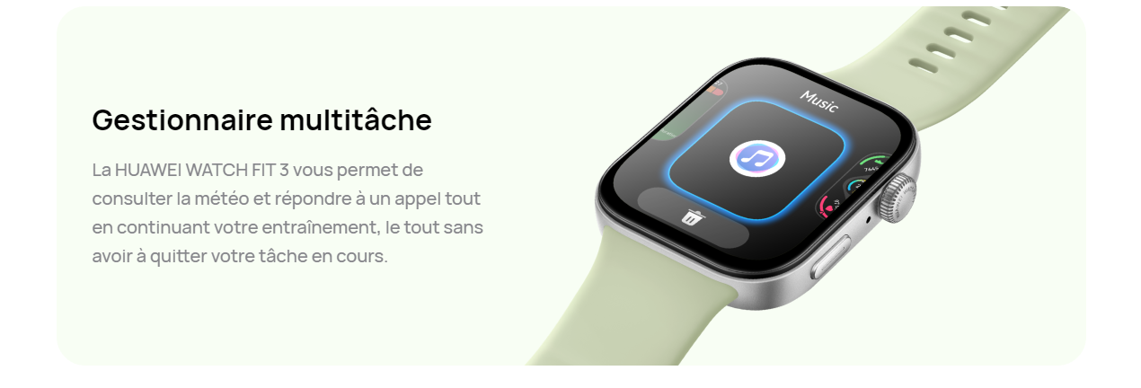 huawei watch fit 3 multitask